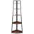70" H x 24" W 5 Tier Corner Shelf Tall Corner Bookshelf Plant Rack Wall Shelves Tower