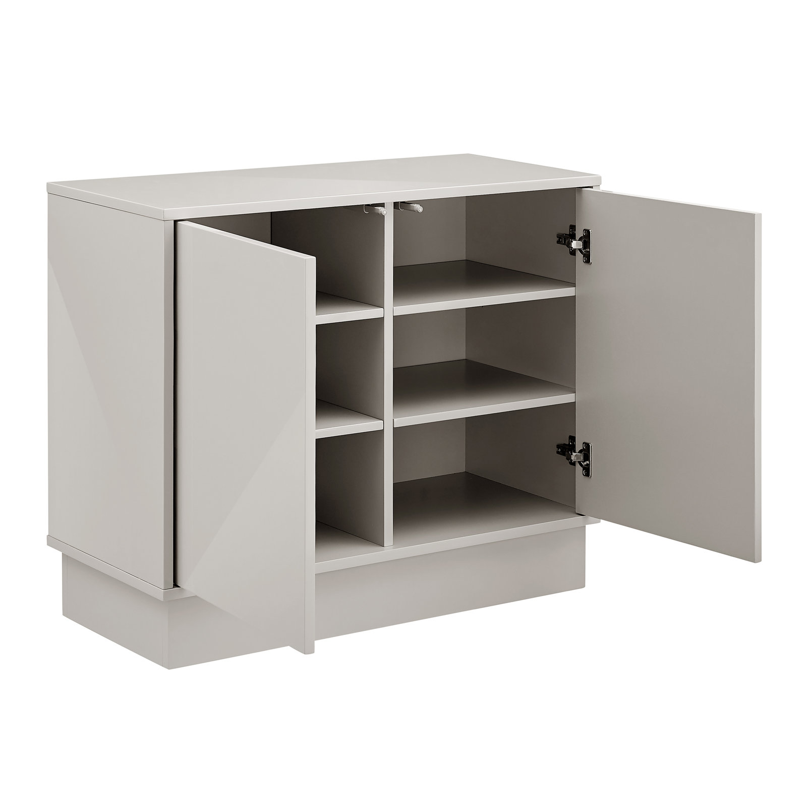 Carson Accent Cabinet, Warm Gray