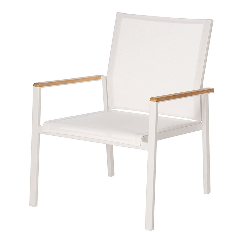 Aura Club Chair, White