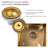 Transolid Studio 33-in x 19-in x 11-in Undermount Stainless Kitchen Sink, SinkPocket, Grid, Strainer-101228607