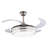 Aadilynn 42 Inch Retractable Ceiling Fan Light 3 Color Dimmable with LED Light and Remote Control