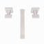 Robinet de baignoire mural DreamLine Chesapeake 2 po x 8 po-108296542