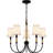 Coatesville 5-Light Matte Black Chandelier