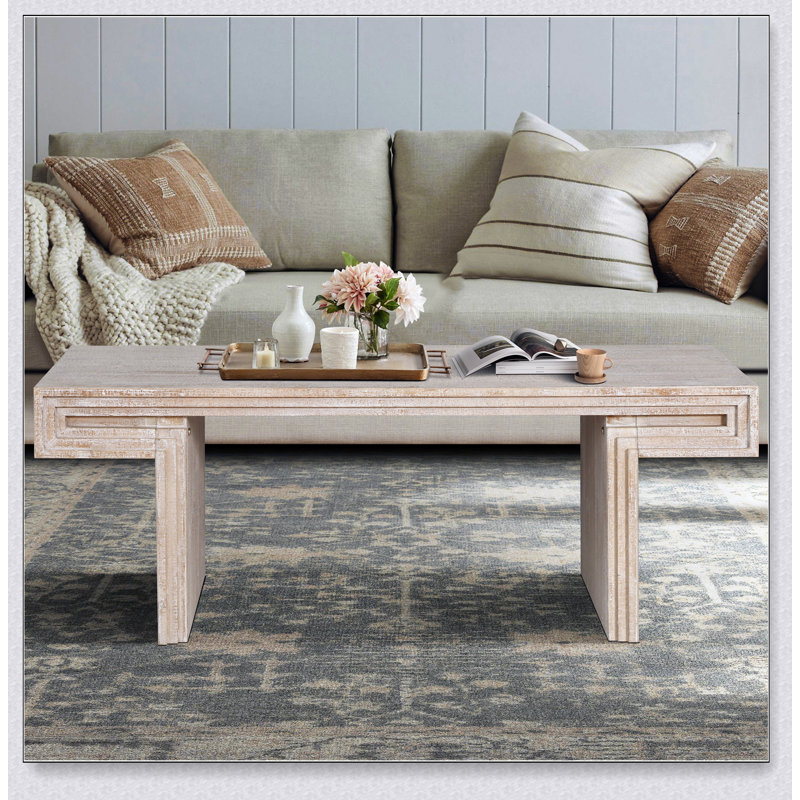 Table basse American Vintage, Naturel antique