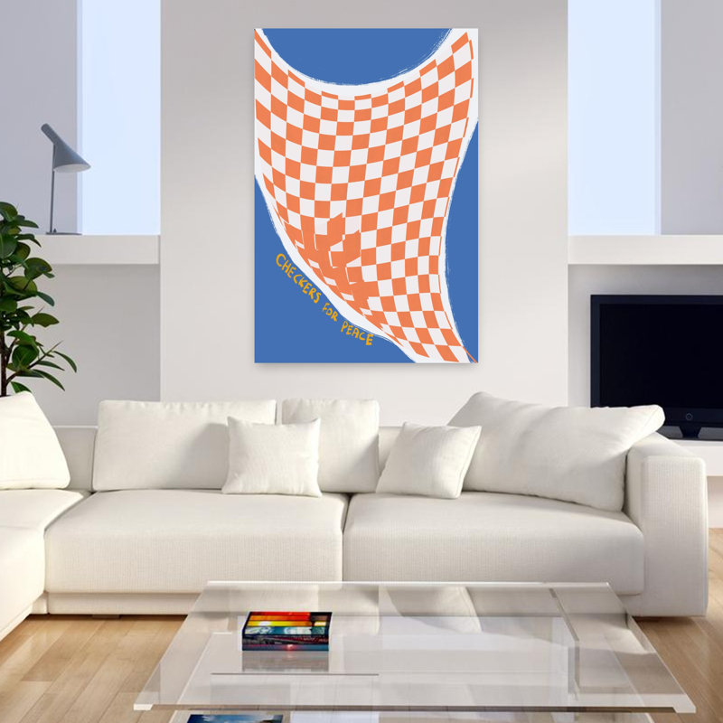 Art contemporain contemporain abstrait, H 48 po x l 32 po