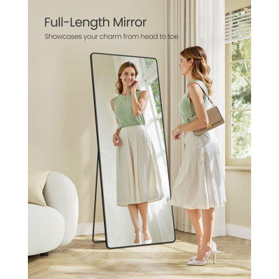 Aluminium Rectangle Full Length Mirror