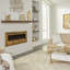 The Sideline Deluxe Gold Smart Electric Fireplace-89263421