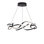 Interlace 1 - Light Black LED Novelty Pendant