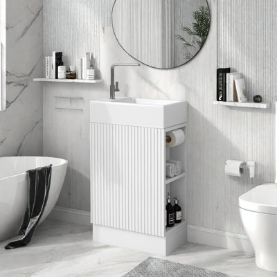 Meuble-lavabo 18,6 po avec lavabo