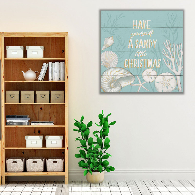 Tranquil Morning III Christmas - reproduction d'art sur toile, H 40 po x l 40 po
