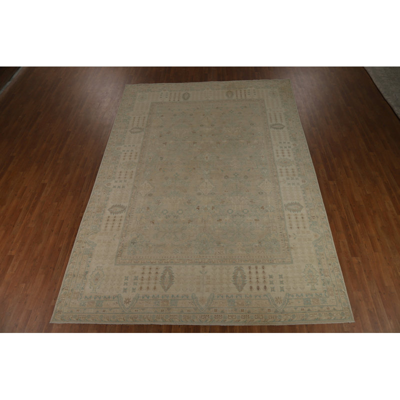 Tapis unique nouvel âge en laine 12 pi 7 po x 9 pi Ferd Ferd