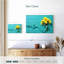Bouquet de jonquilles Harnek sur fond bleu-108888143