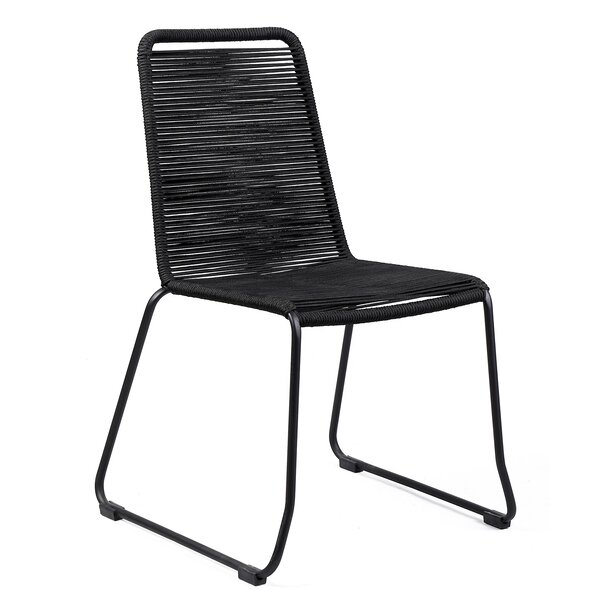 AllModern Edara Outdoor Stacking Dining Side Chair & Reviews | Wayfair