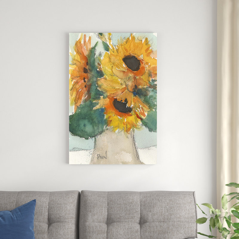 Tournesols rustiques I, H 36 po x l 24 po x P 1 po