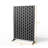 Pacifa 6 ft. H x 4 ft. W Freestanding & Metal Privacy Screen with Wider Feet-94329118