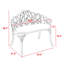 Banc en fonte d'aluminium avec coussin