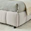 Lit tapissier très grand californien avec tissu en chenille, tête de lit confortable et tiroirs de rangement sous le lit - Beige-1500899102