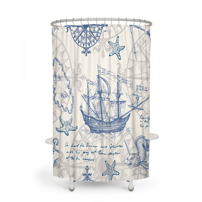 Rideau de douche simple, 72 po x 70 po