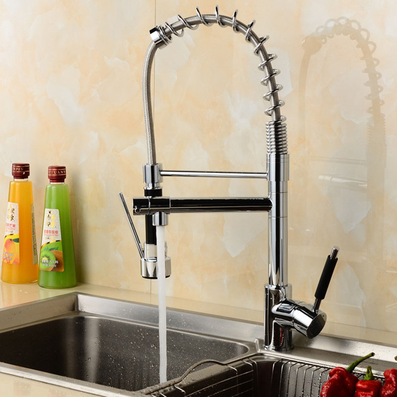 Belfry Kitchen Norridge Pull Down Kitchen Faucet
