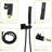 Oil Rubber Bronze Shower - Rainfall And Handheld Easy To Clean Square System With & Valve-122420133