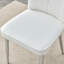 Ensemble de salle à manger rectangulaire moderne en simili marbre 63 "avec chaises en similicuir-265955049-265955050