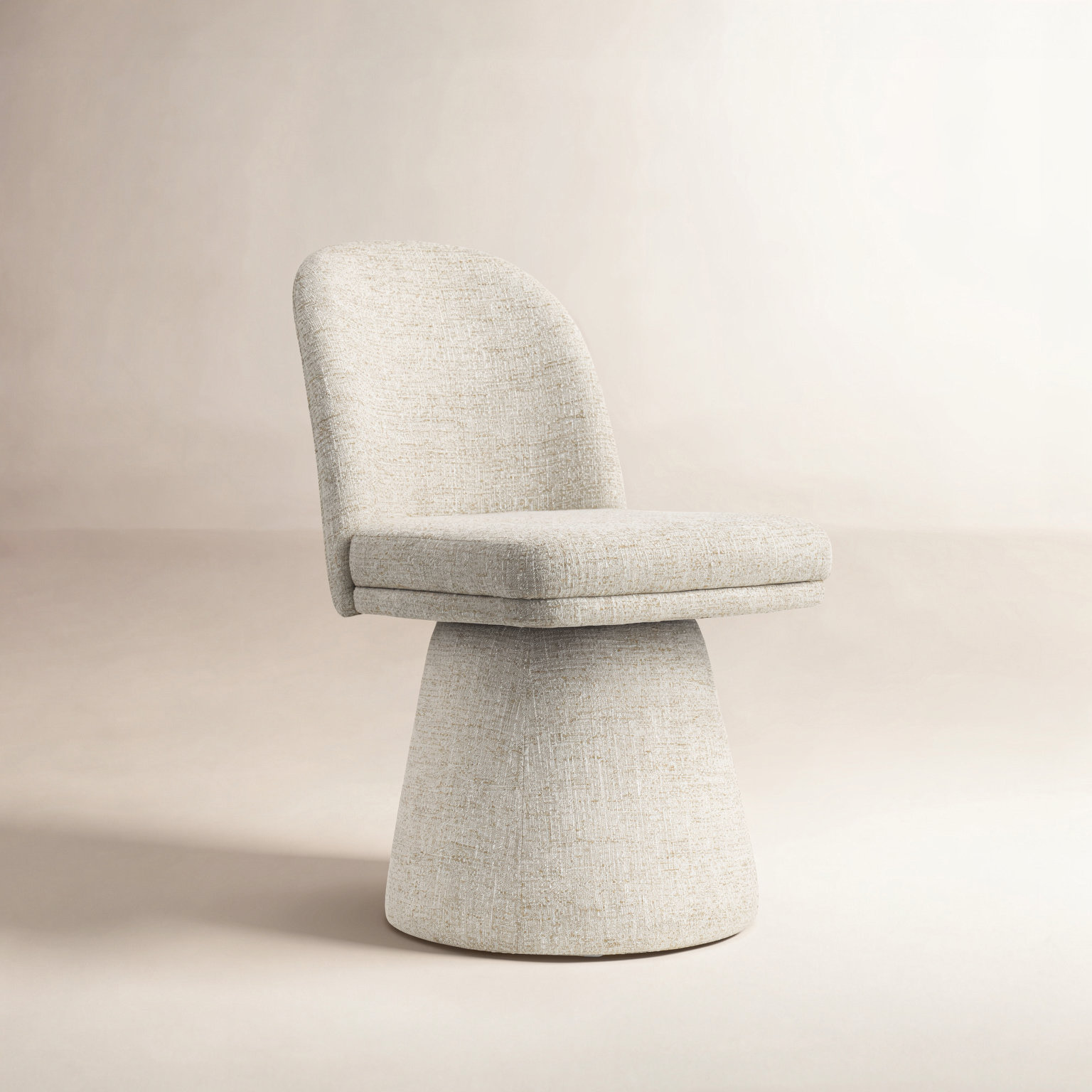 Essex Swivel Dining Chair, Oatmeal