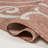 Maribel Traditional Classic All-Over Scroll Salmon/Cream Indoor/Outdoor Rug-1769470454