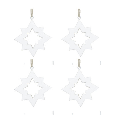 3.9'' Wood Holiday Shaped Ornament