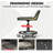 Rolling Creeper Garage Stool With 360° Wheels