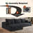 107'' Cloud Sectional Couch With L-Shape Chaise, Modern Modular Sofa With Deep Seat