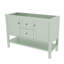 Base de meuble-lavabo double 48 po avec tiroirs et tablettes, lavabo non inclus-105864395