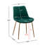 Chaise rembourrée en velours Jesamine-1697519385