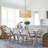 4 -Light 17.7" Dimmable Hand-Woven Rattan Cane Drum Chandelier