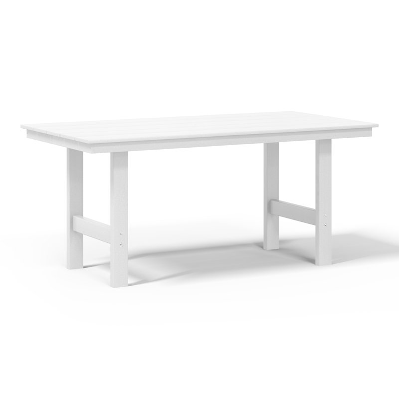 Table de salle à manger 34x66, Blanc