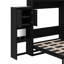 Grand lit escamotable avec bureau, coiffeuse et armoires-1122468253