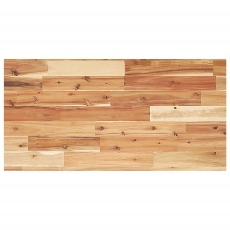  Bathroom Vanity Top 60X40x2 Cm Solid Wood Acacia, Oil Finished