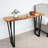 Gearldine Flat Iron Table Leg