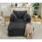 Oversized Corduroy Chaise Longue With Ottoman-1119530559