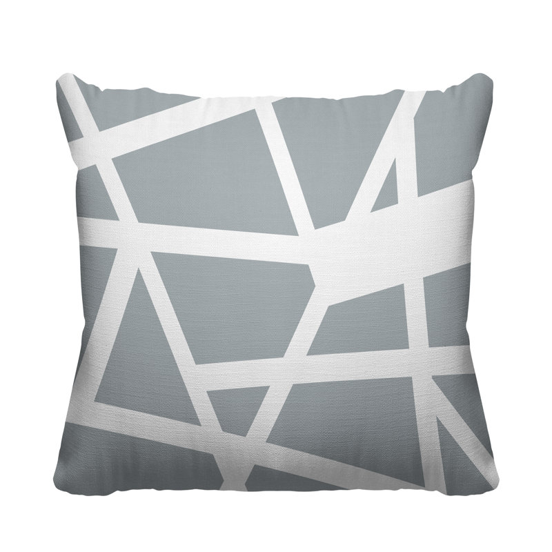 Coussin Townsend, L 17 po x H 17 po, Gris