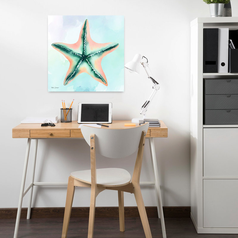 Étoile de mer côtière à marée haute avec art étoile de mer côtière, H 18 po x l 18 po