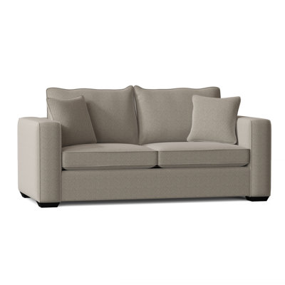 Aceyn Upholstered 79 " Plain Weave / Muslin Sofa Bed Reclining