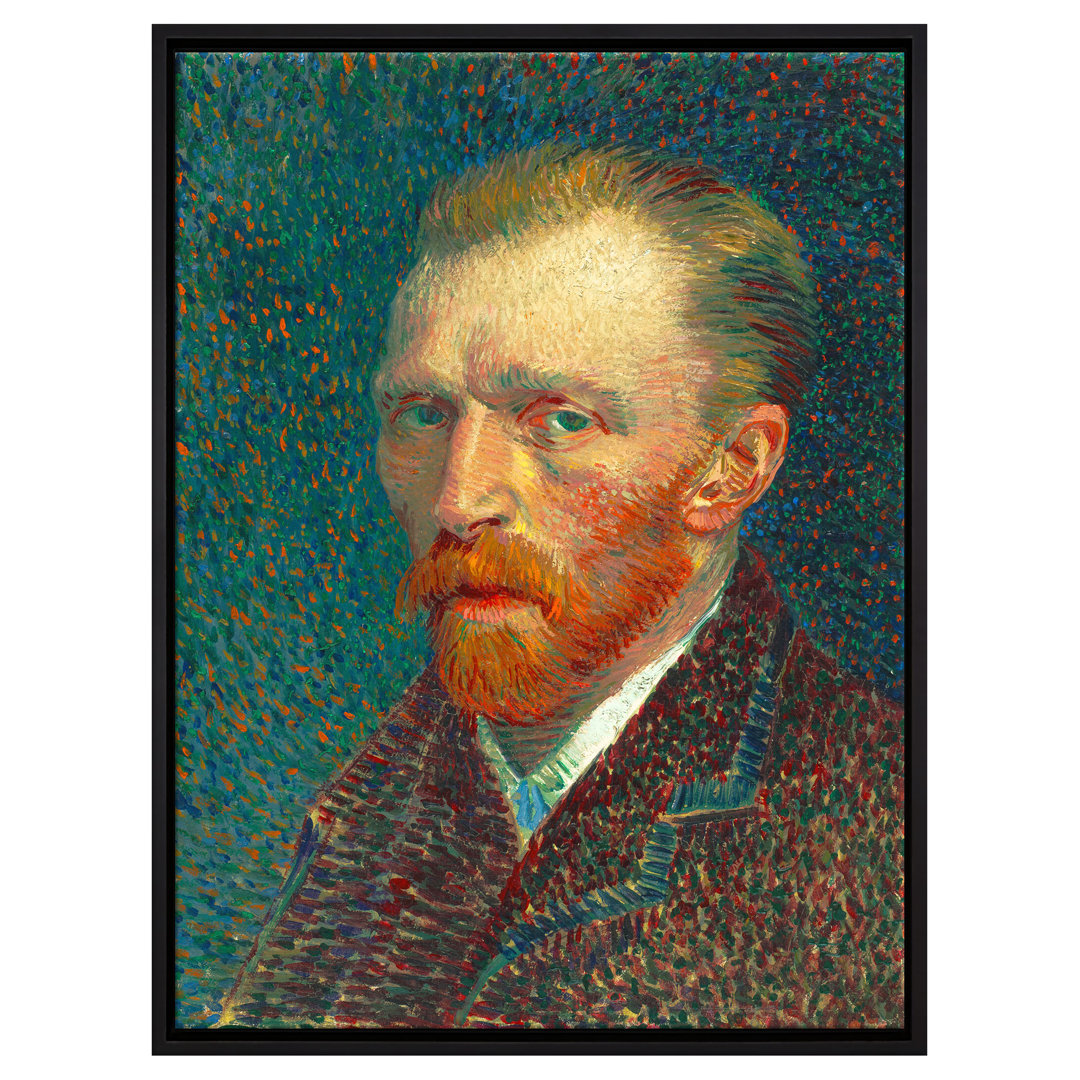 Gerahmtes Leinwandbild Self-Portrait von Vincent Van Gogh