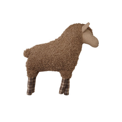 Faux Sherpa Sheep Shaped Pillow