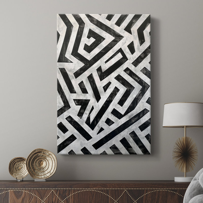 ABSTRACT Series L - Cavas de galerie sur mesure, H 12 po x l 8 po