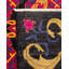 Tapis unique mauve / jaune / noir 11 pi 10 po x 17 pi 10 po Alvah