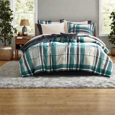 Multifunctional Microfiber Bedding Sets, Modern Plaid Design For Home
