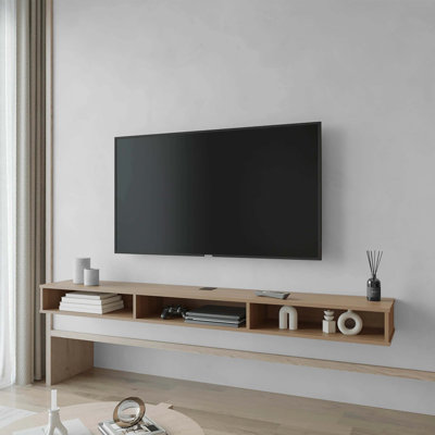 Meuble télé avec rangement ouvert