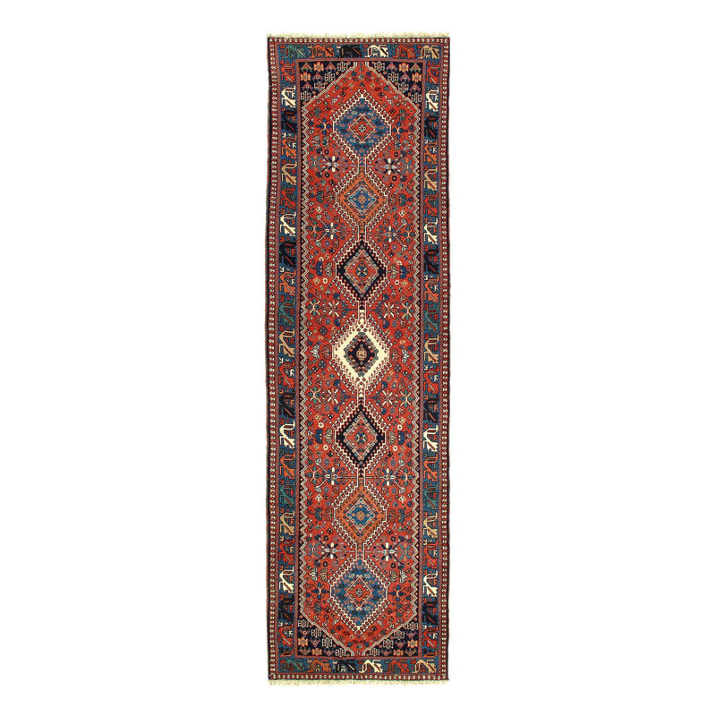 Oriental Area Rug in Rust