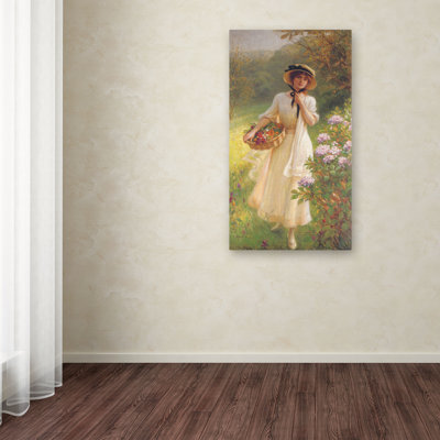 « printemps », reproduction sur toile tendue