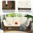 Outdoor Adjustable Patio Wooden Daybed Sofa Chaise Lounge w/Cushions for Small Spaces-1750706449-1750706451